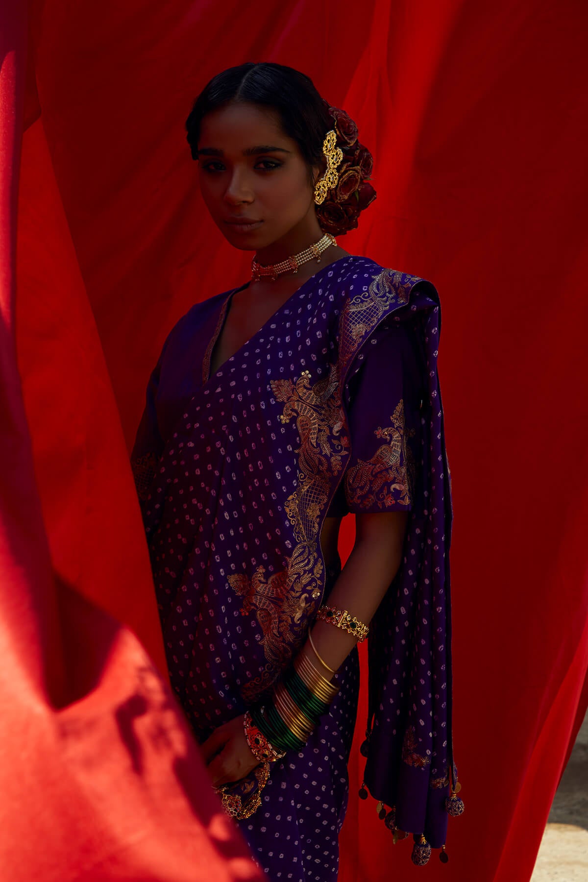 Peacock saree