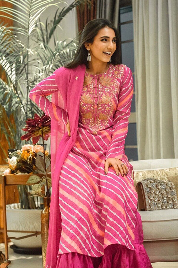 Masoom Leheria kurta With Skirt