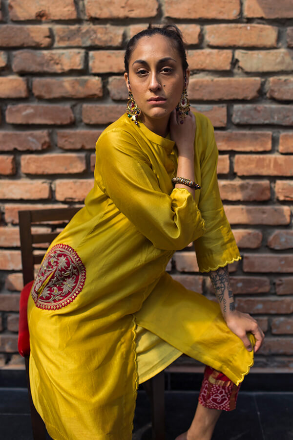 kurta With Gharchola Pants