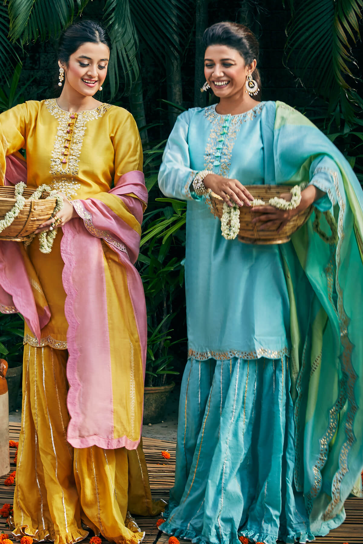 Short Kurta Sharara Set