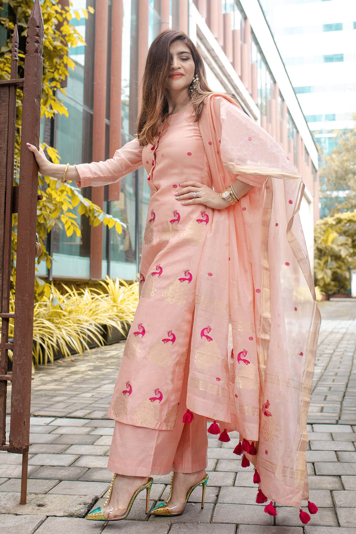 Kat Peacock Suit Set