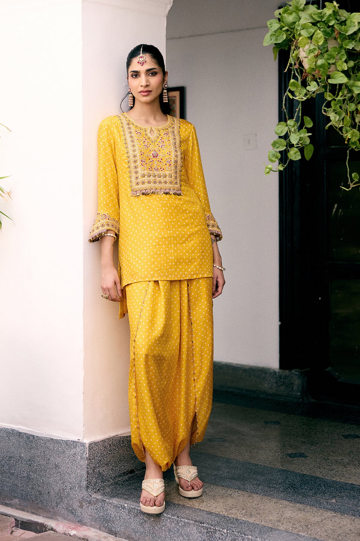 Genda Bandhani Co-ord