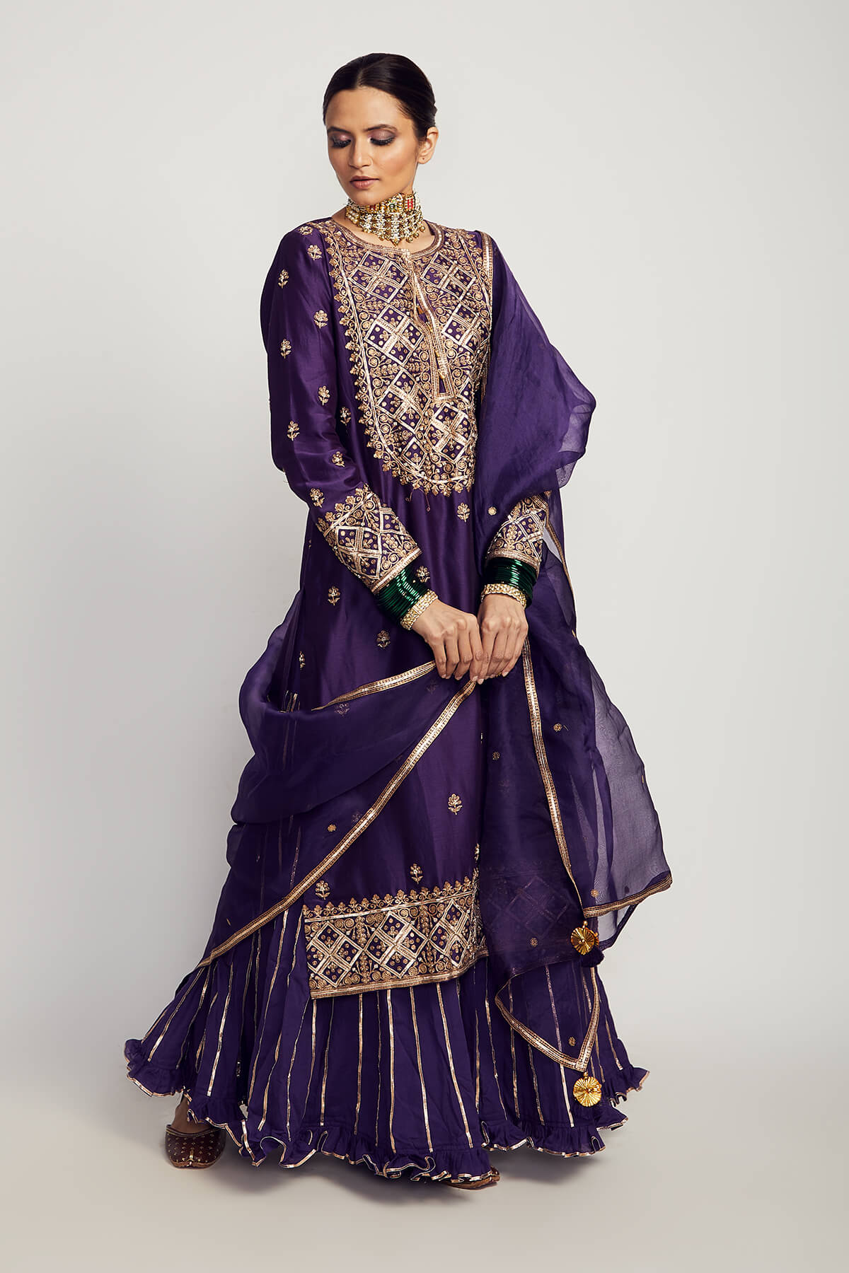 Signature sharara set