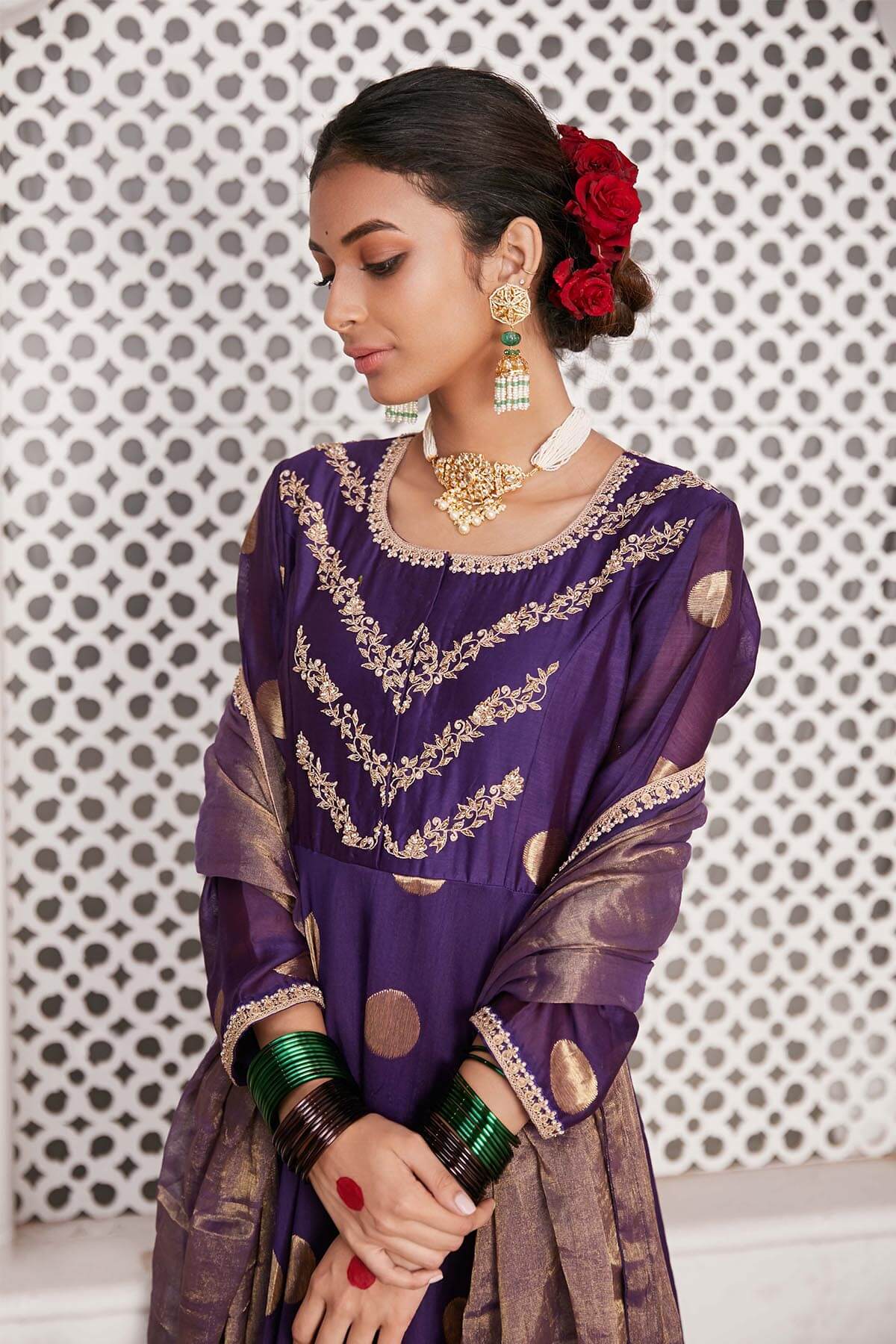 Circular tissue Anarkali