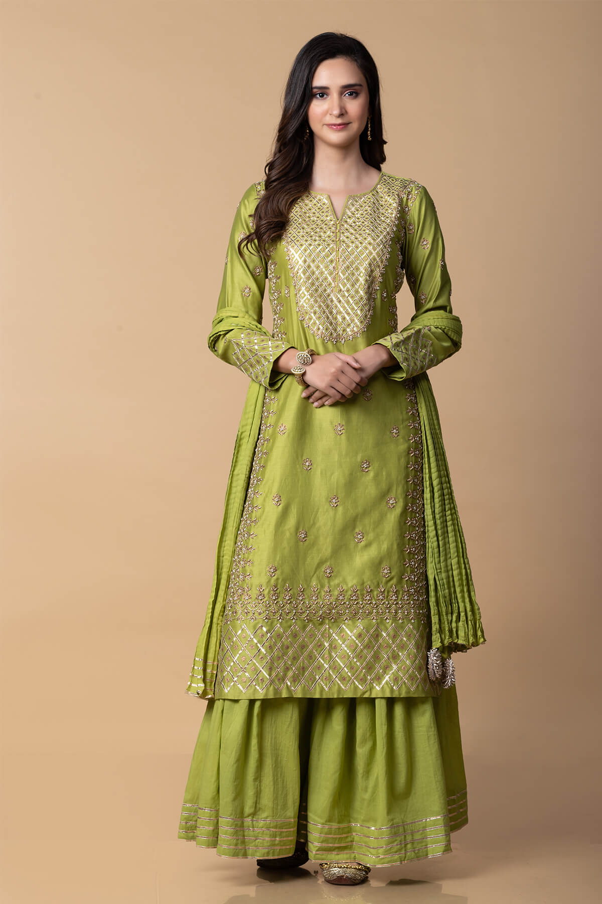 Aaliya Sharara Set