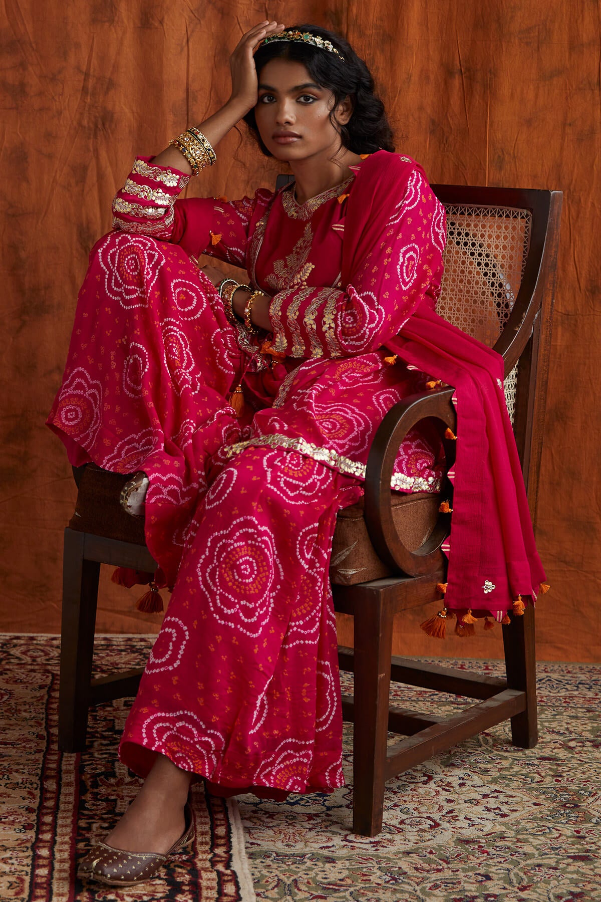 Mughal kurta sharara set