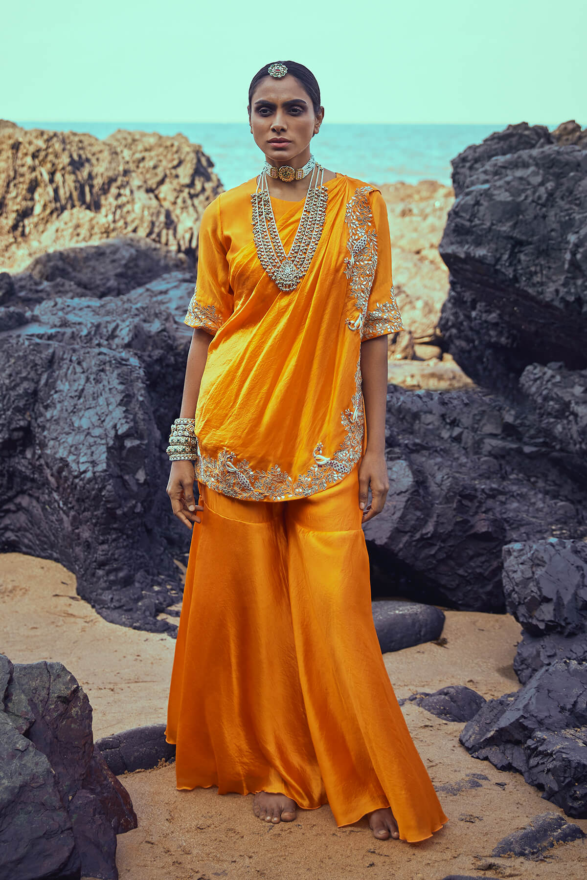 Fusion sharara set
