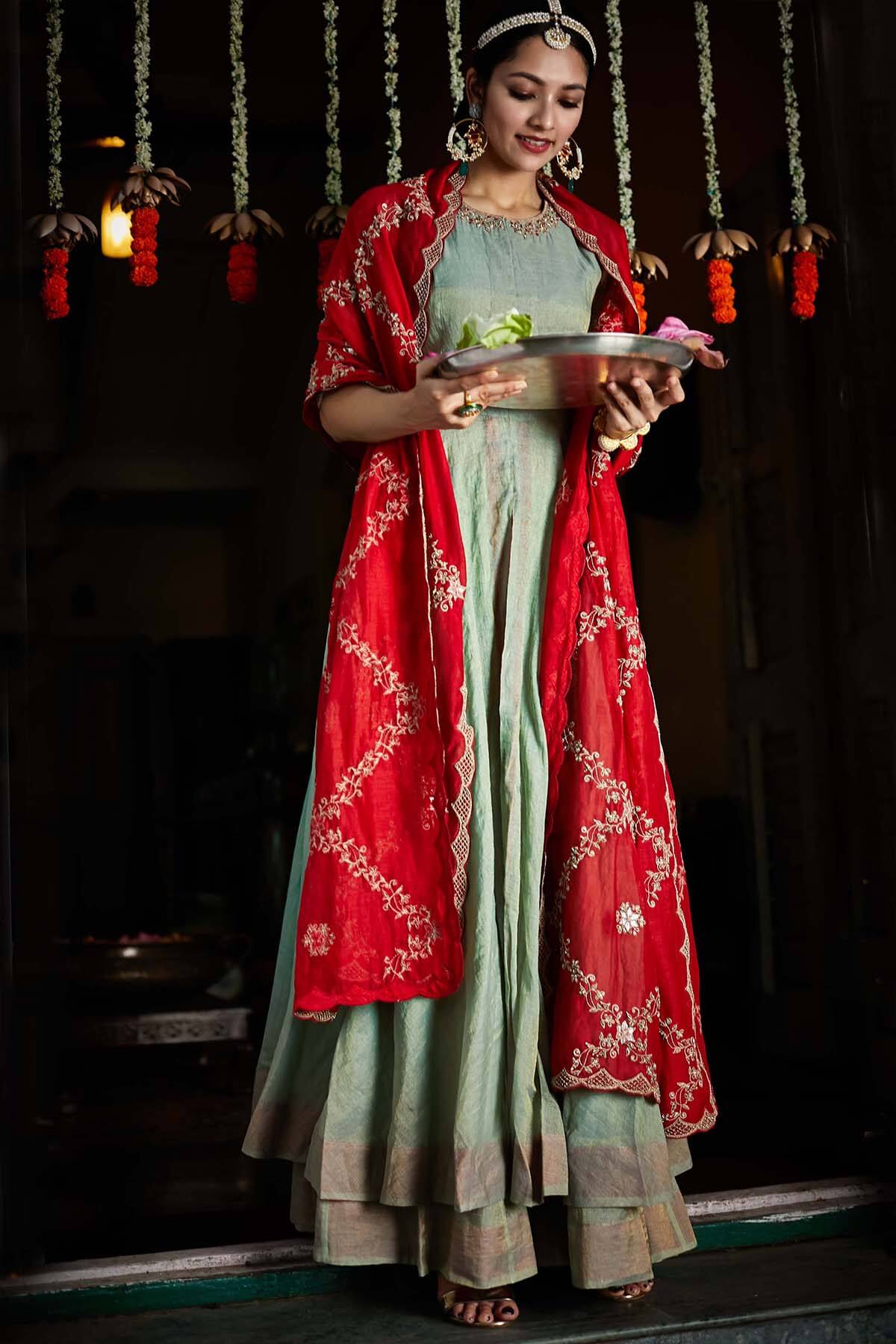 Anarkali Sharara Set