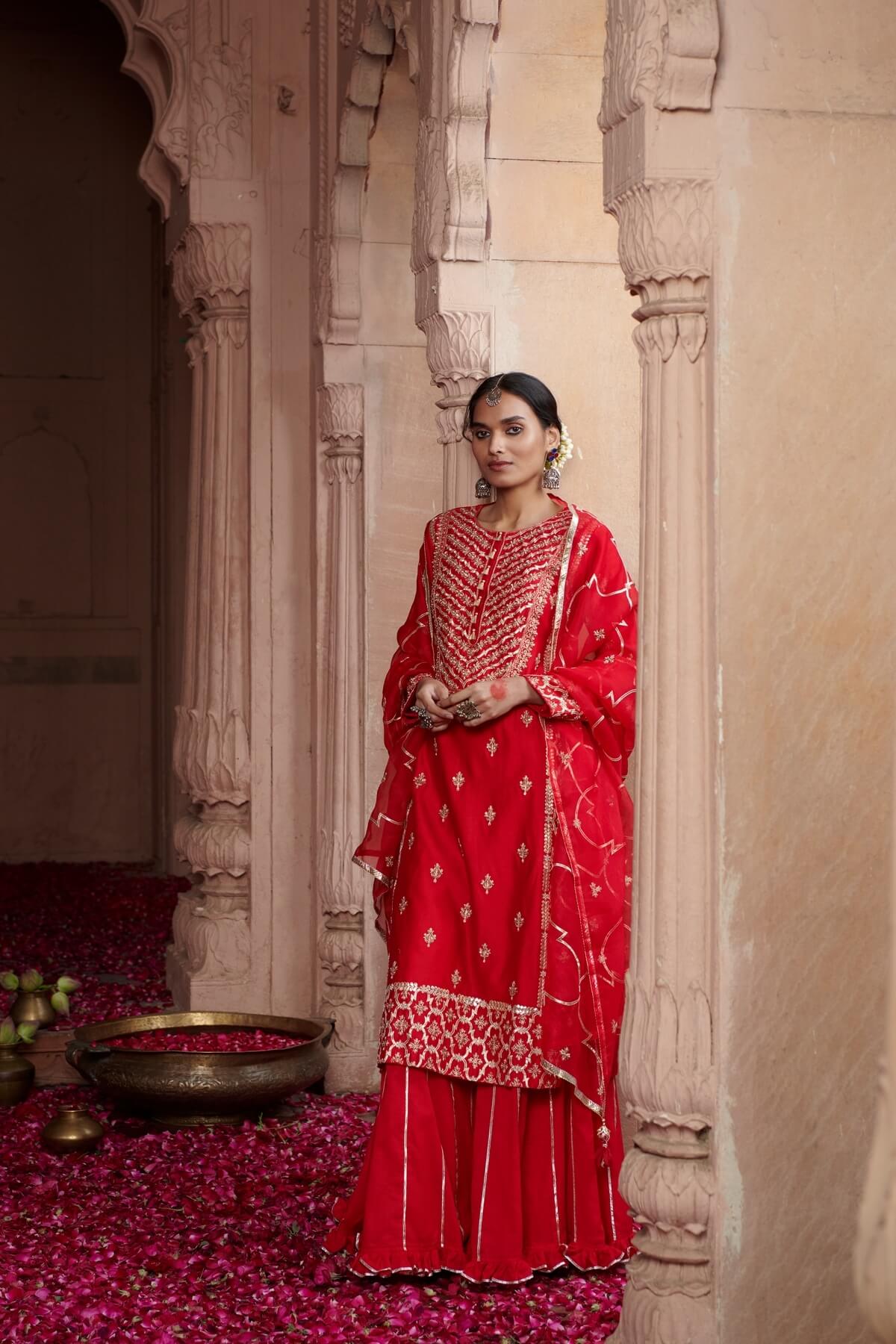 Saarang Signature Sharara Set