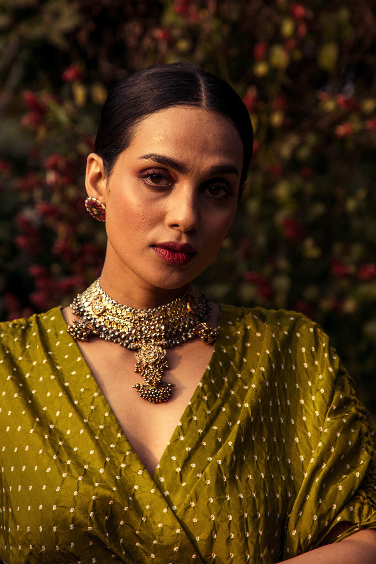 Kimono bandhni dress