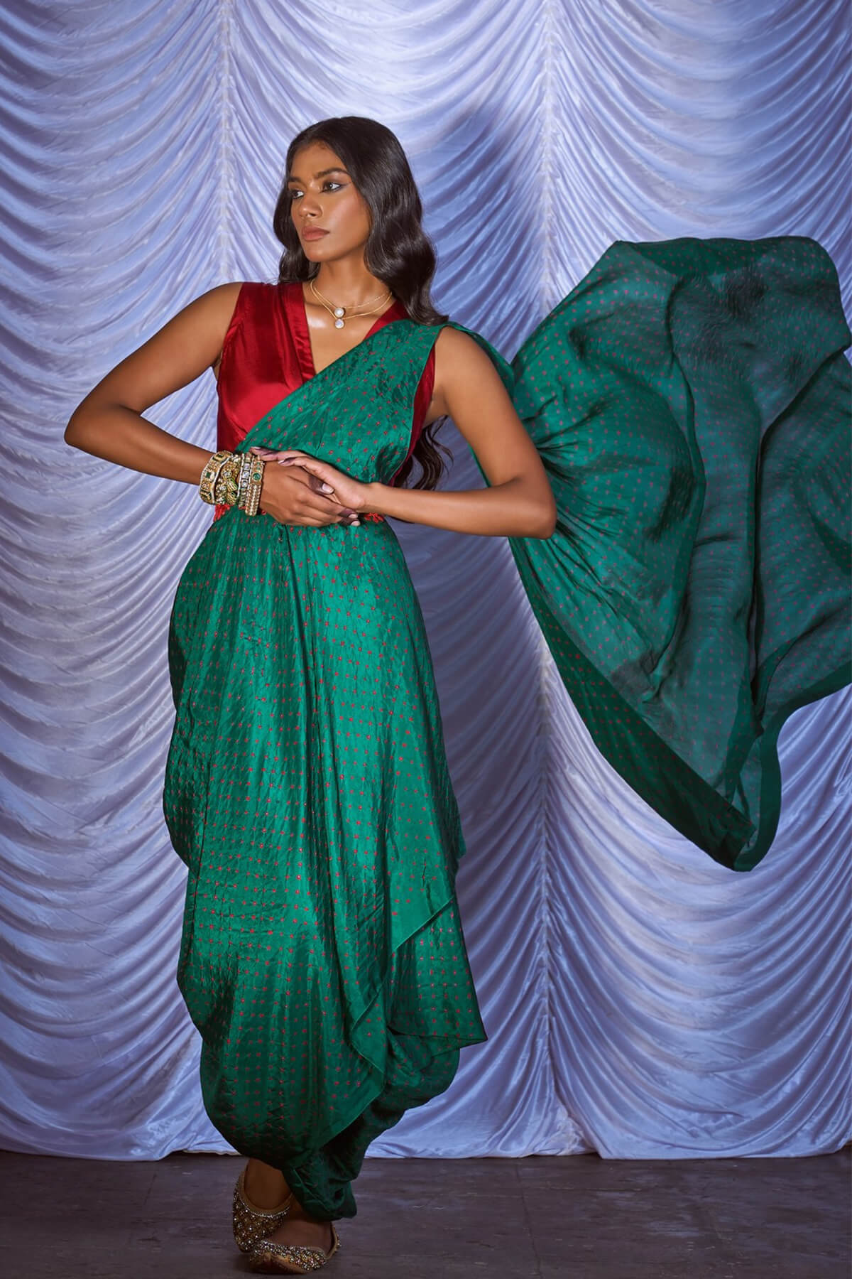 Bengali Drape Saree