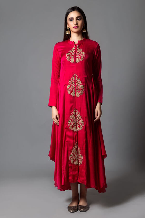 Long Gown With a Little Front Slit