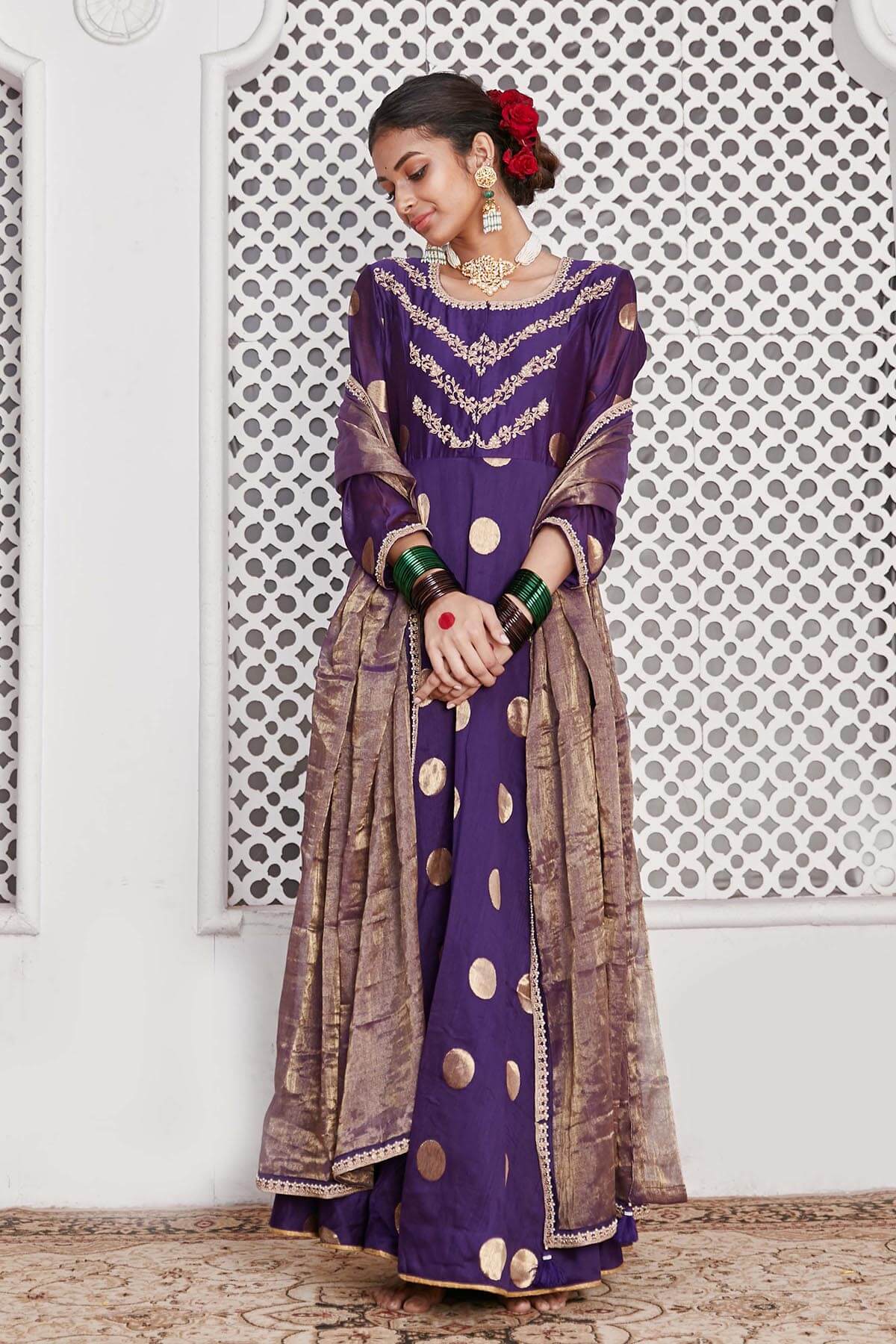 Circular tissue Anarkali