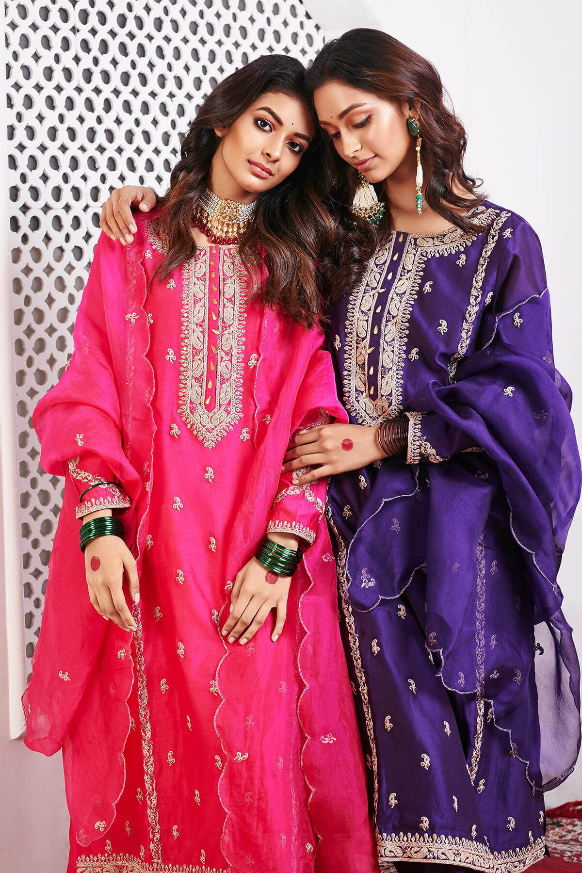 SAAZ Classic Embroidered Kurta Set