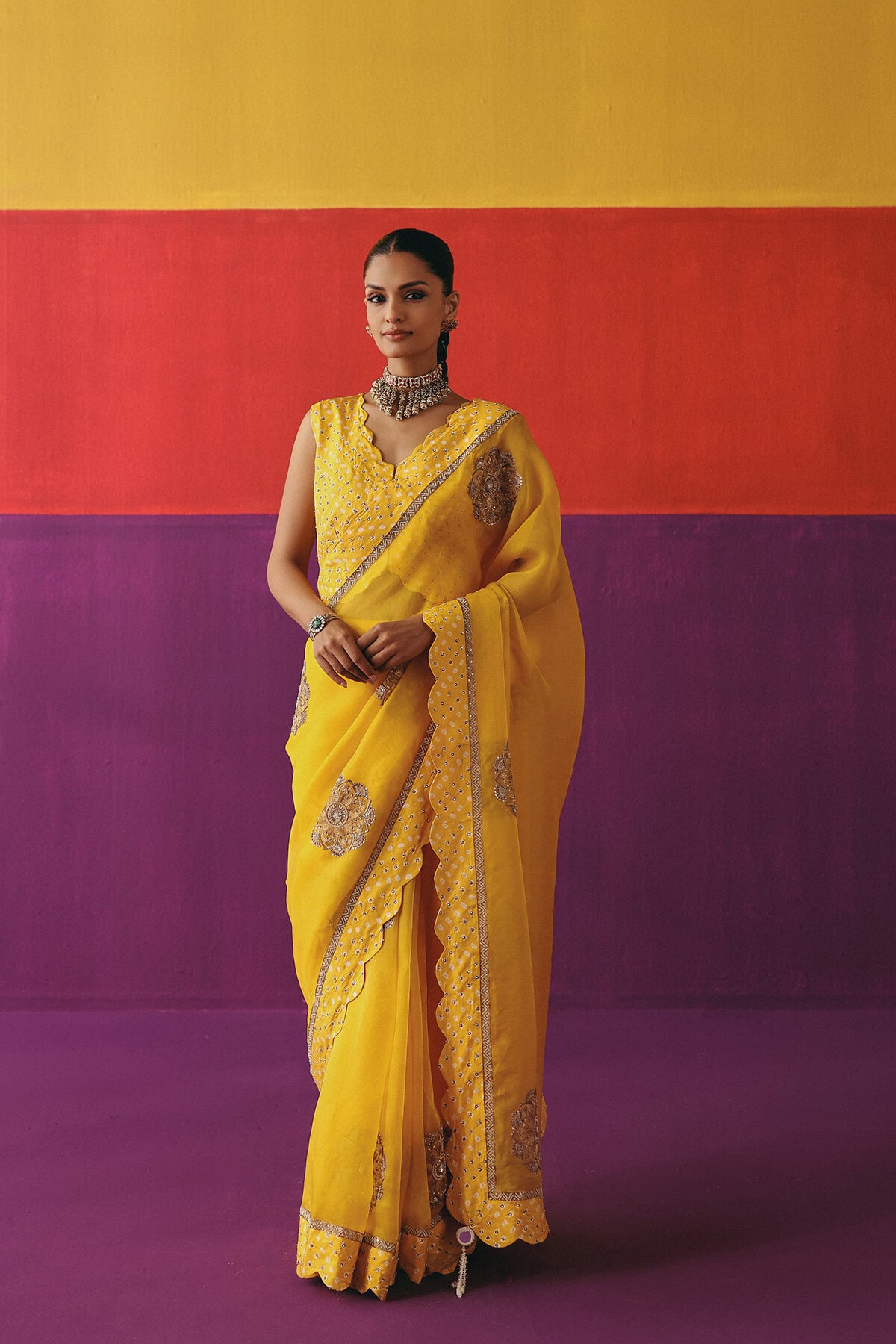 Mandala Surajmukhi Saree