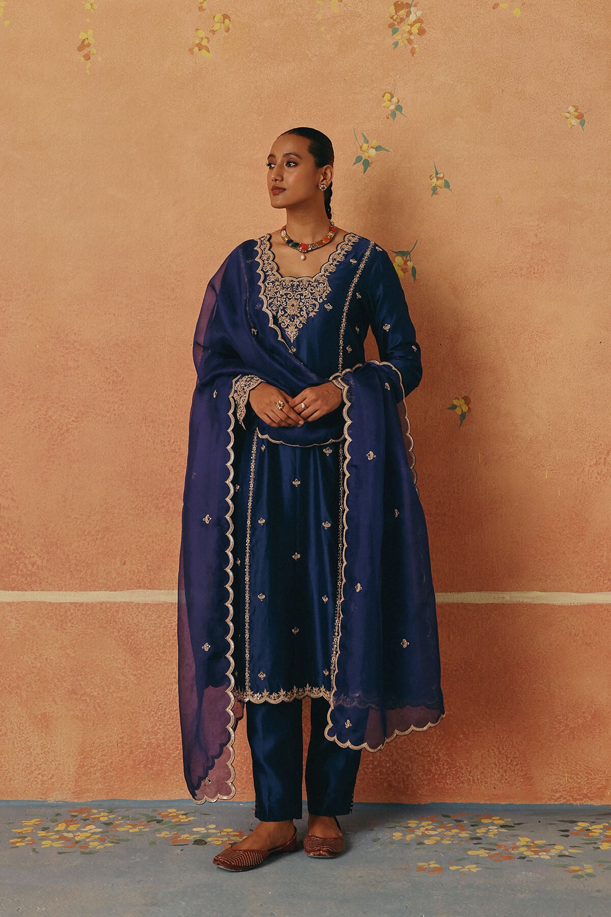 Neelam Nazakat Kurta Set