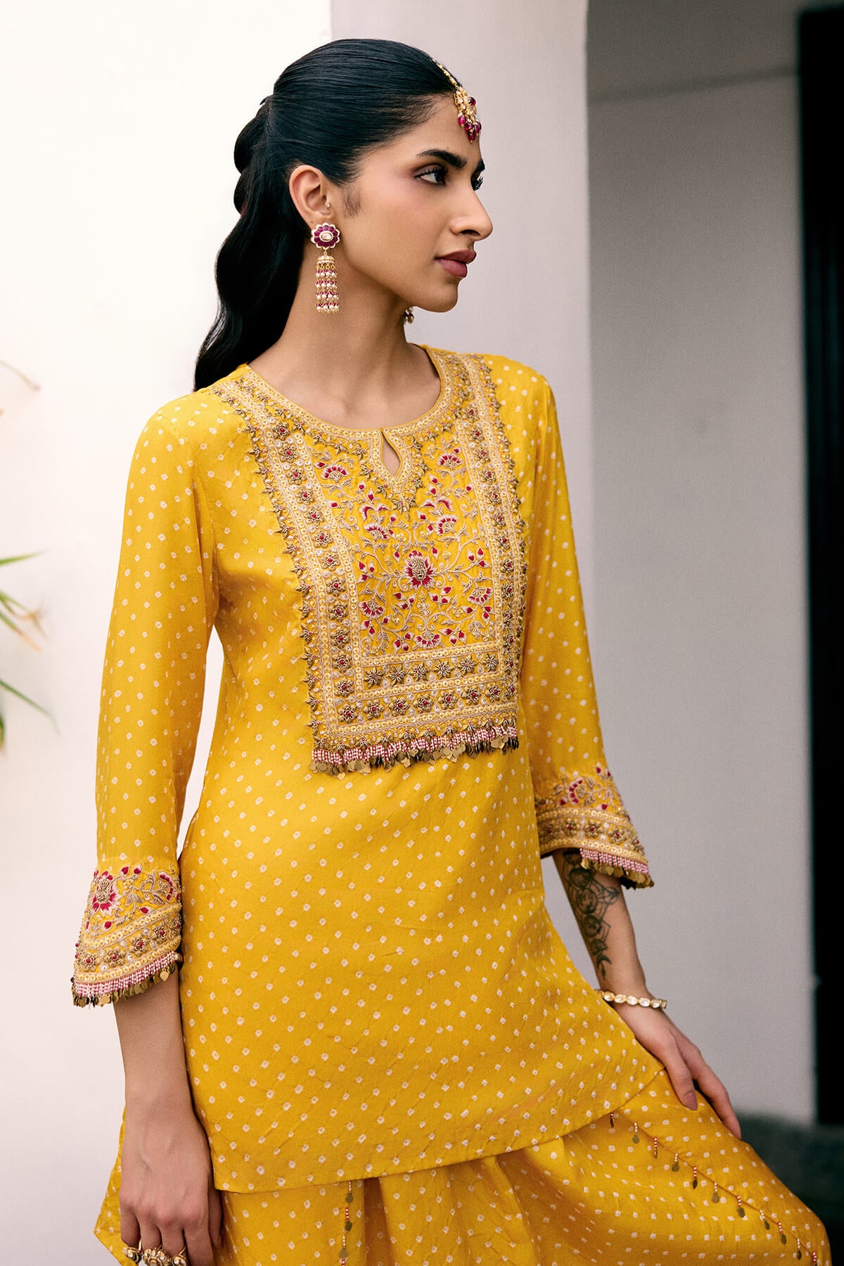 Genda Bandhani Co-ord