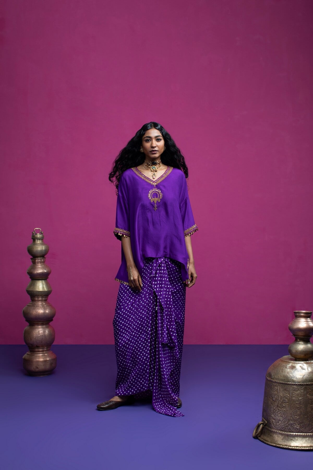 Peacock paisley co-rd set