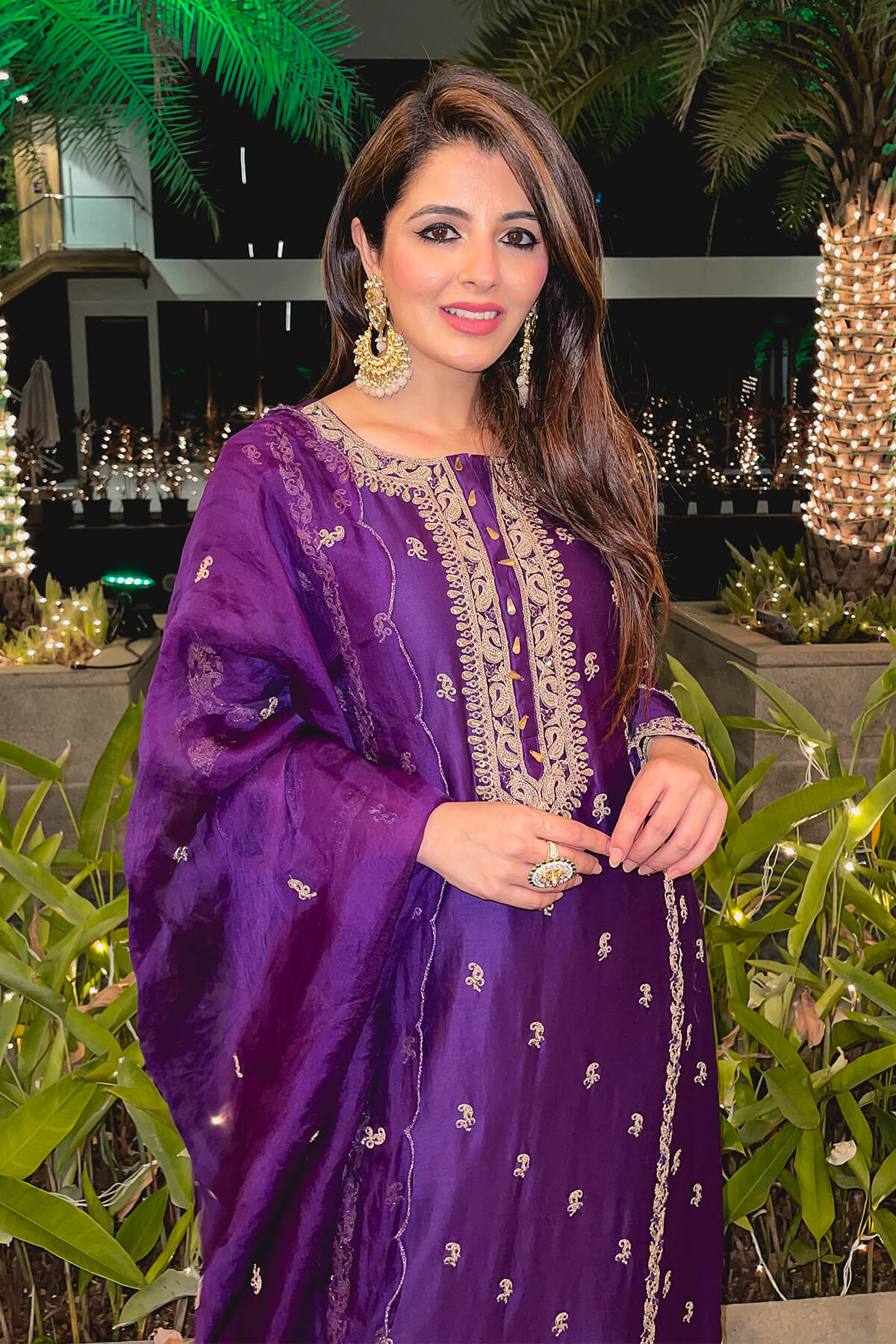 SAAZ Classic Embroidered Kurta Set