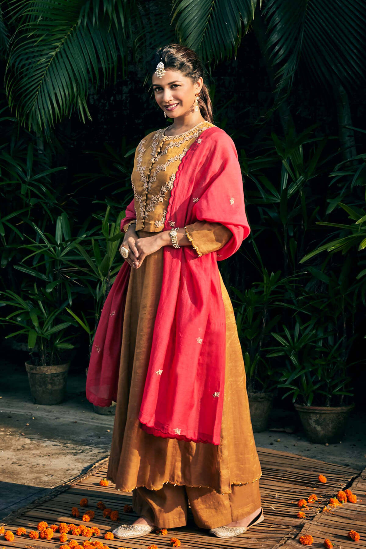 Jacket Anarkali With Dupatta