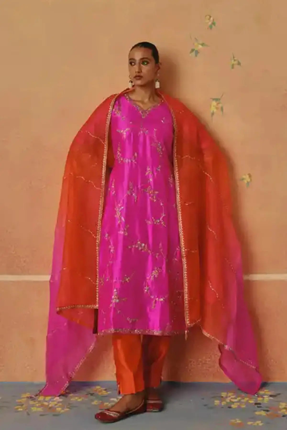 Gulabi Dhoop Kurta Set