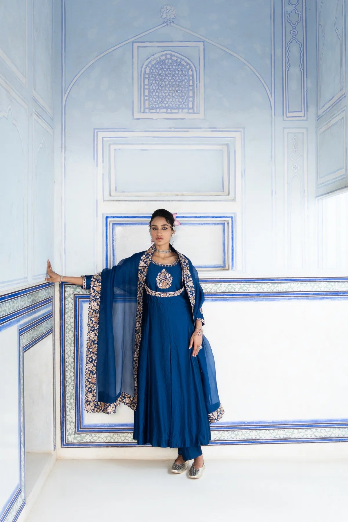 Floral mughal anarkali