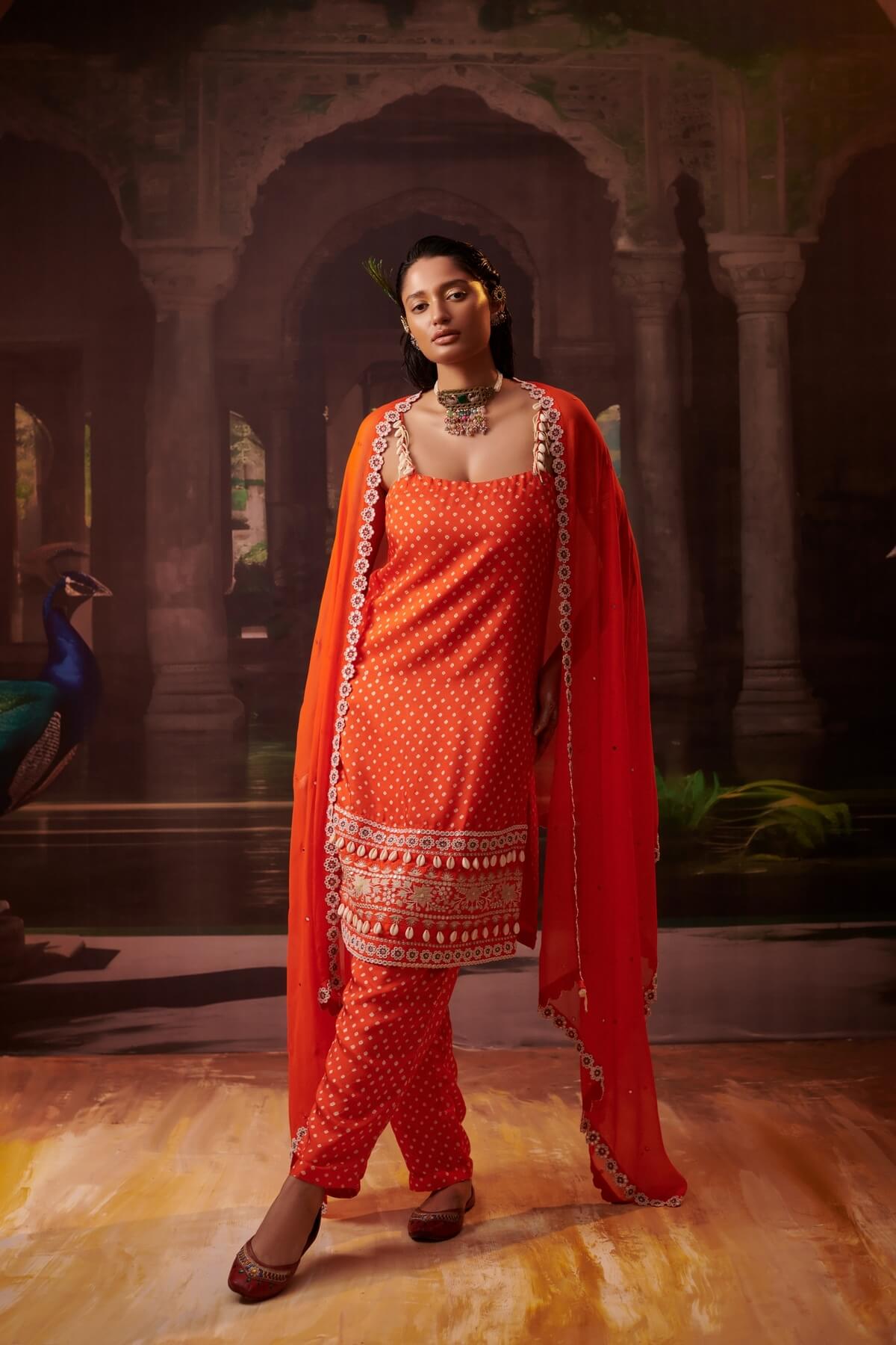 Rimjhim Strappy Kurta Set