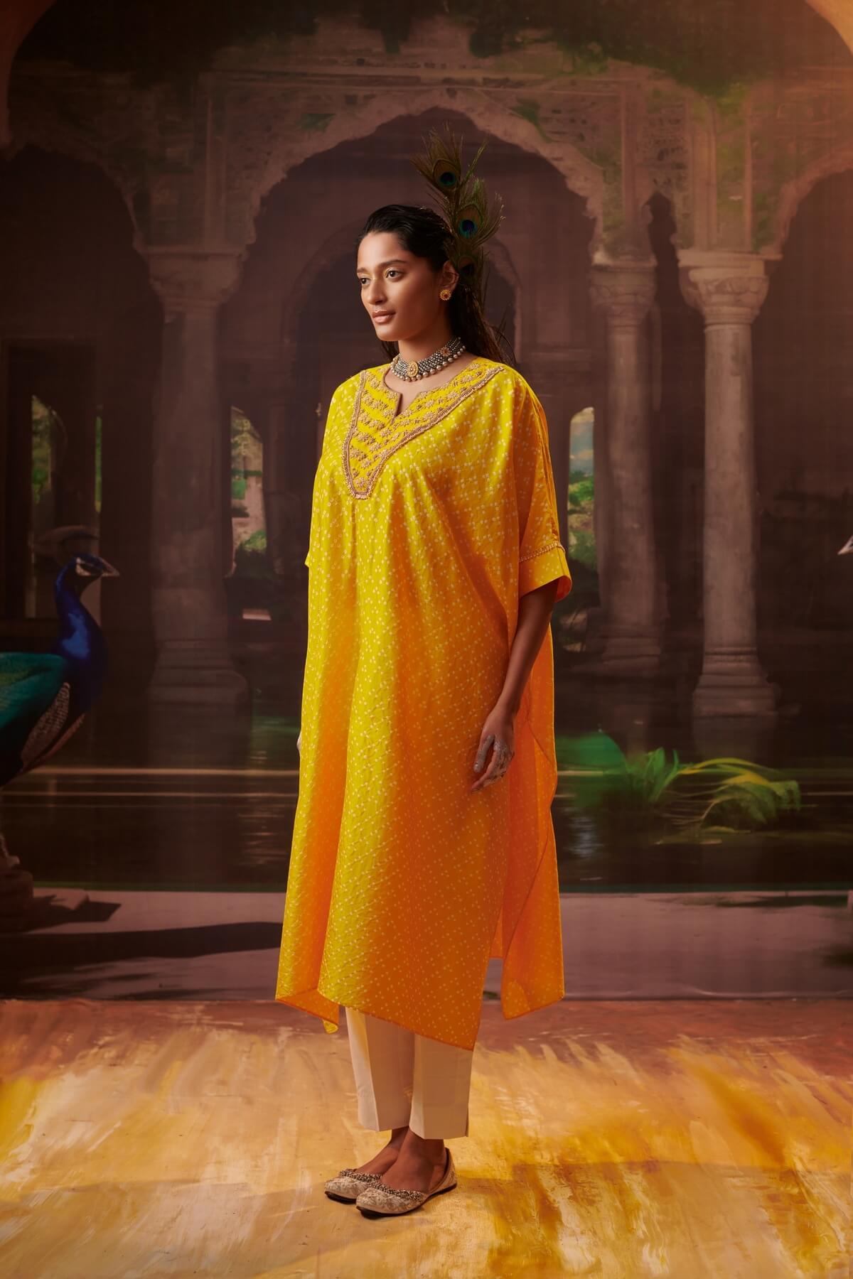 Rimjhim Funky Kaftan