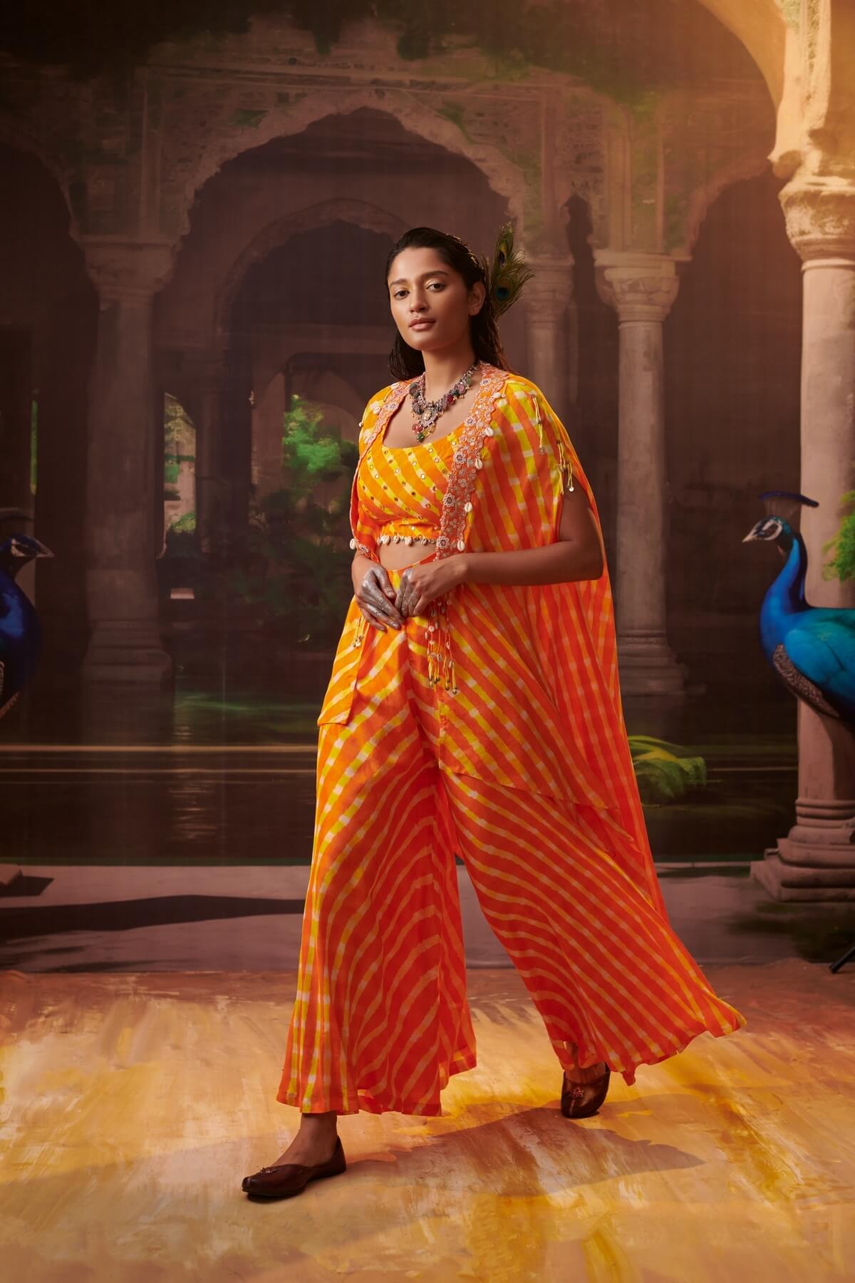 Rimjhim Leheriya Fusion Set