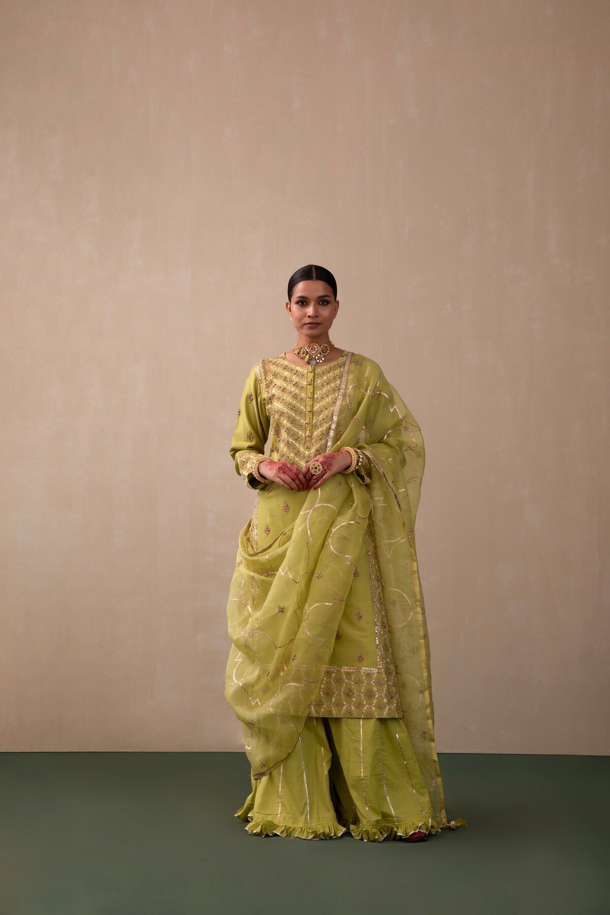 Saarang Signature Sharara Set