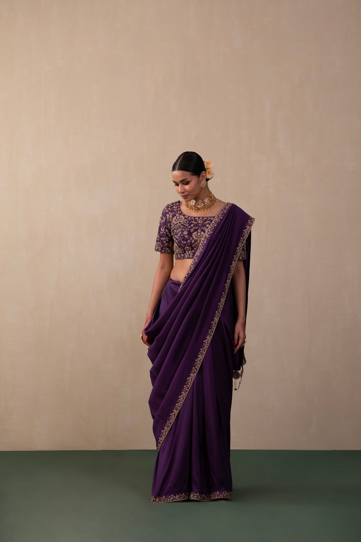 Chandbali Saree