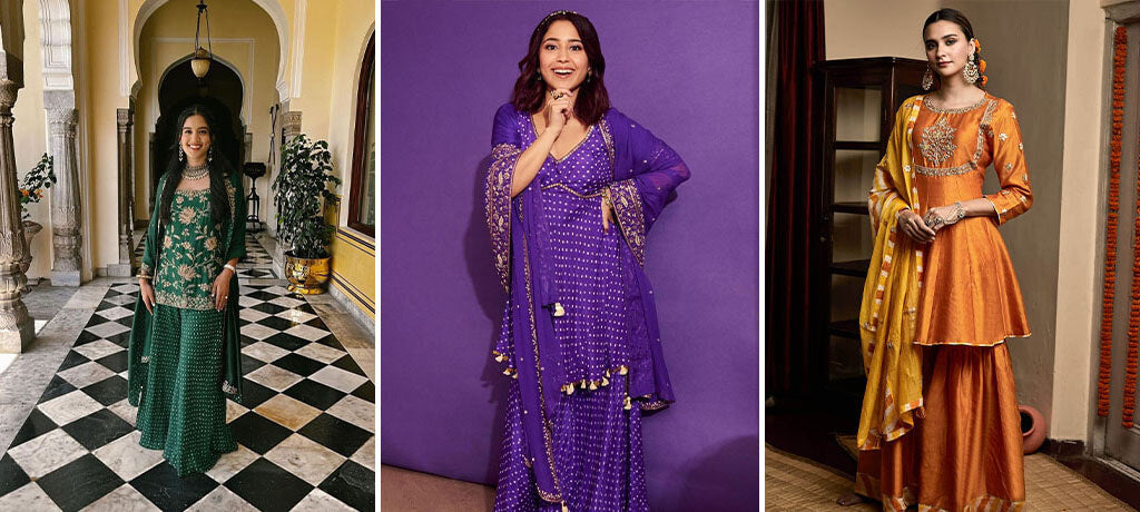 Unveiling The Top 5 Must-Have Kurta Sharara Sets For Women Who Love A Touch Of Timeless Elegance