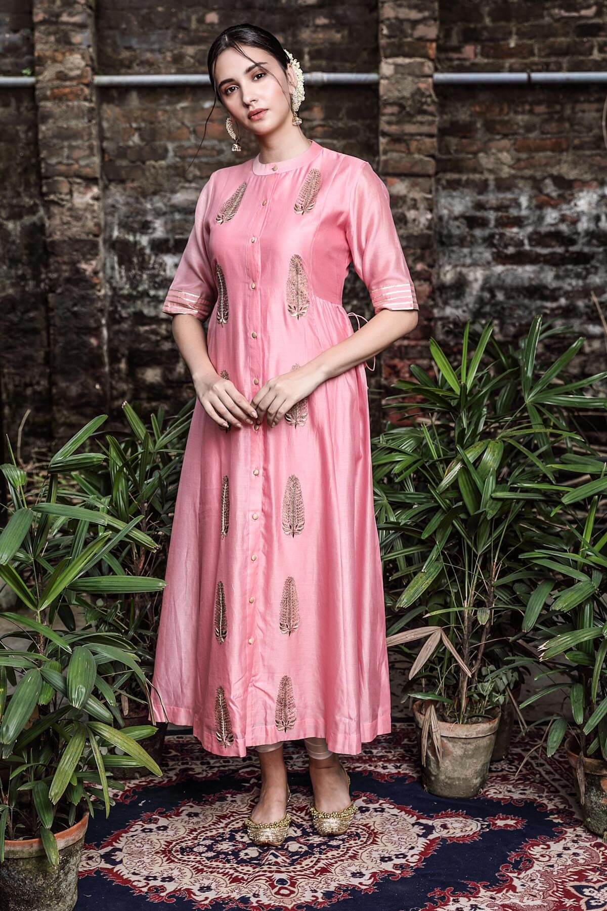 Side Gather Dress
