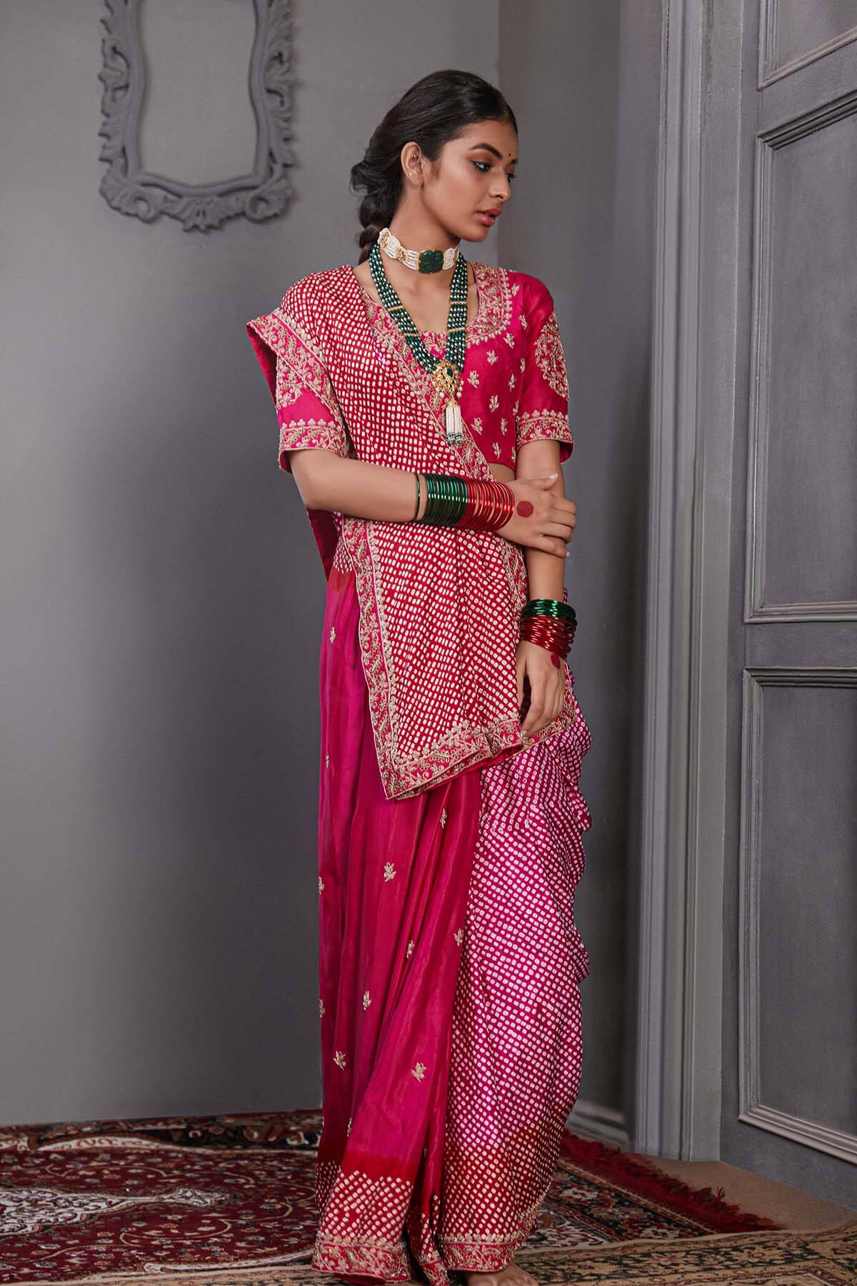 Bandhni saree