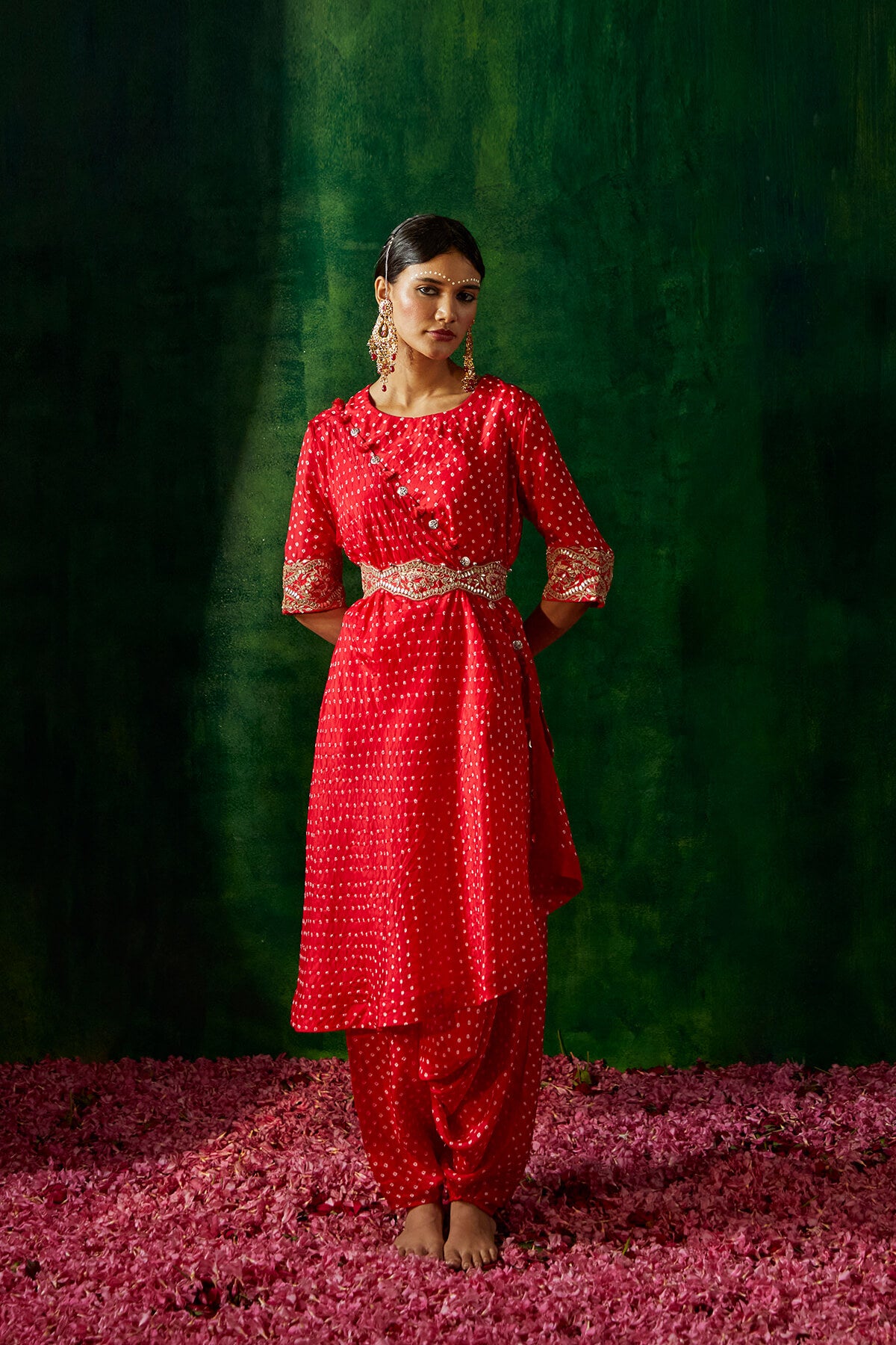 Rimjhim drape dupatta set