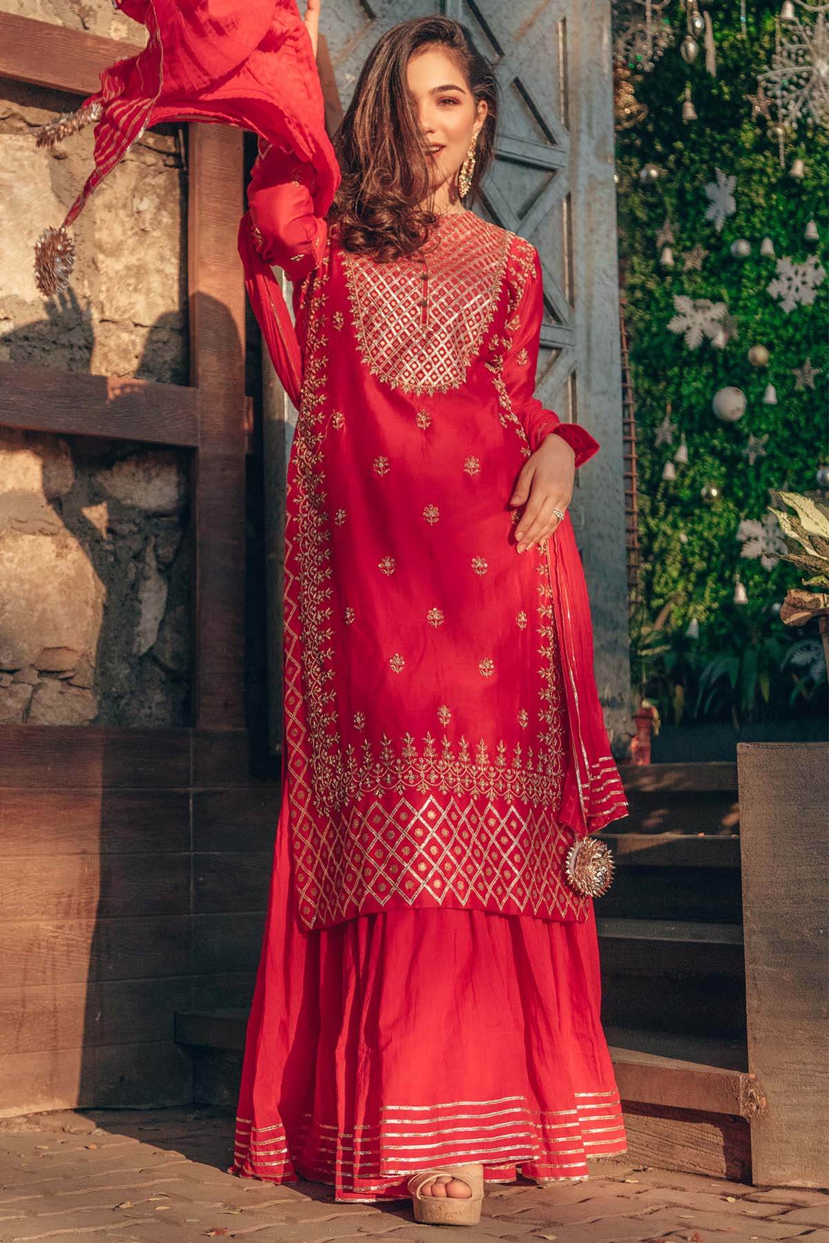 Aaliya Sharara Set