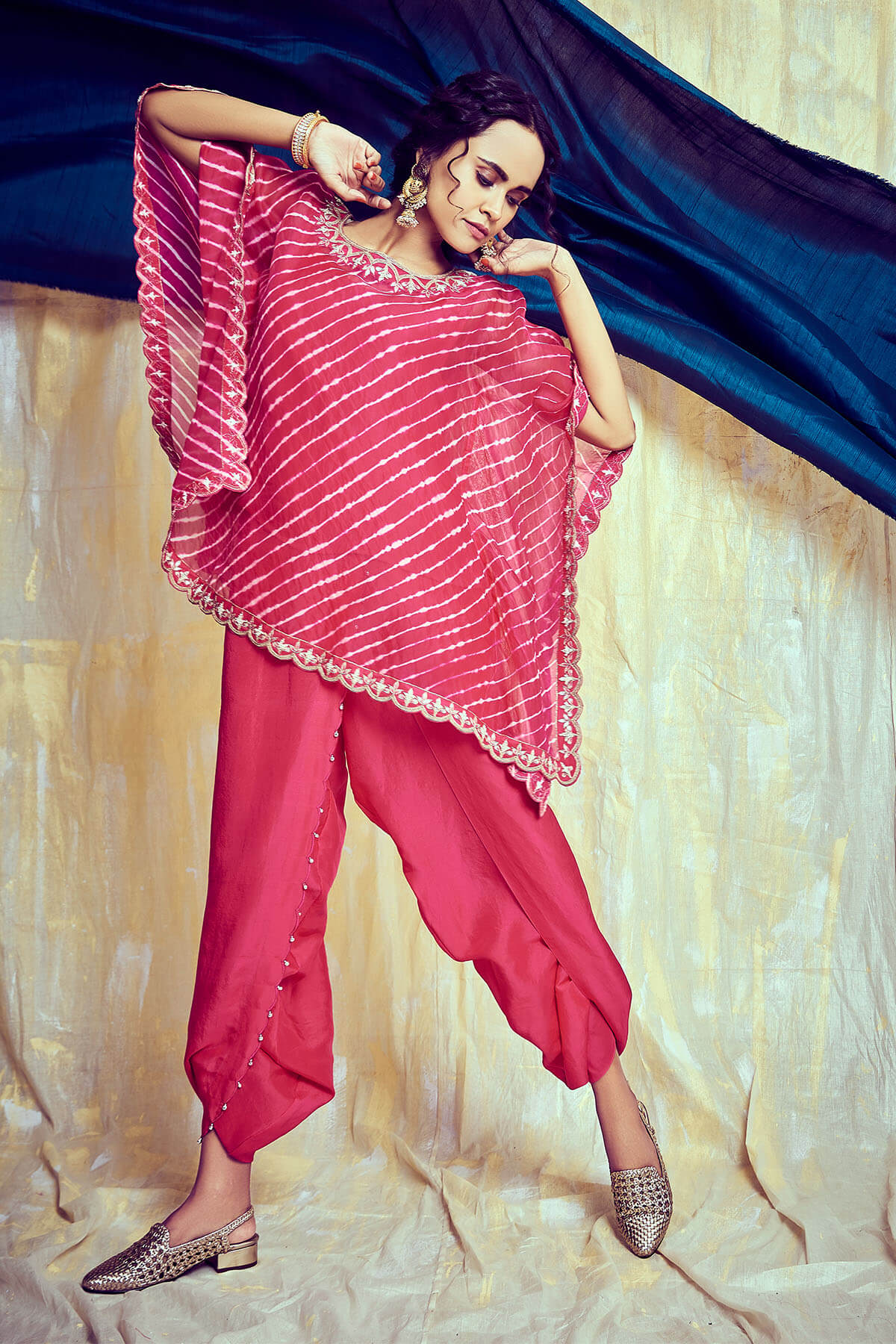 Leheria Pocho And Flap Dhoti