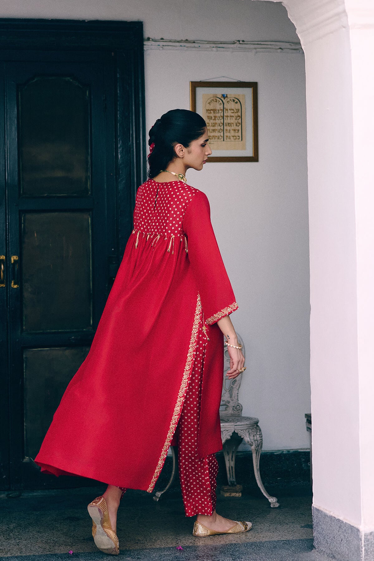 Whispers of Bandhani Kurta Set