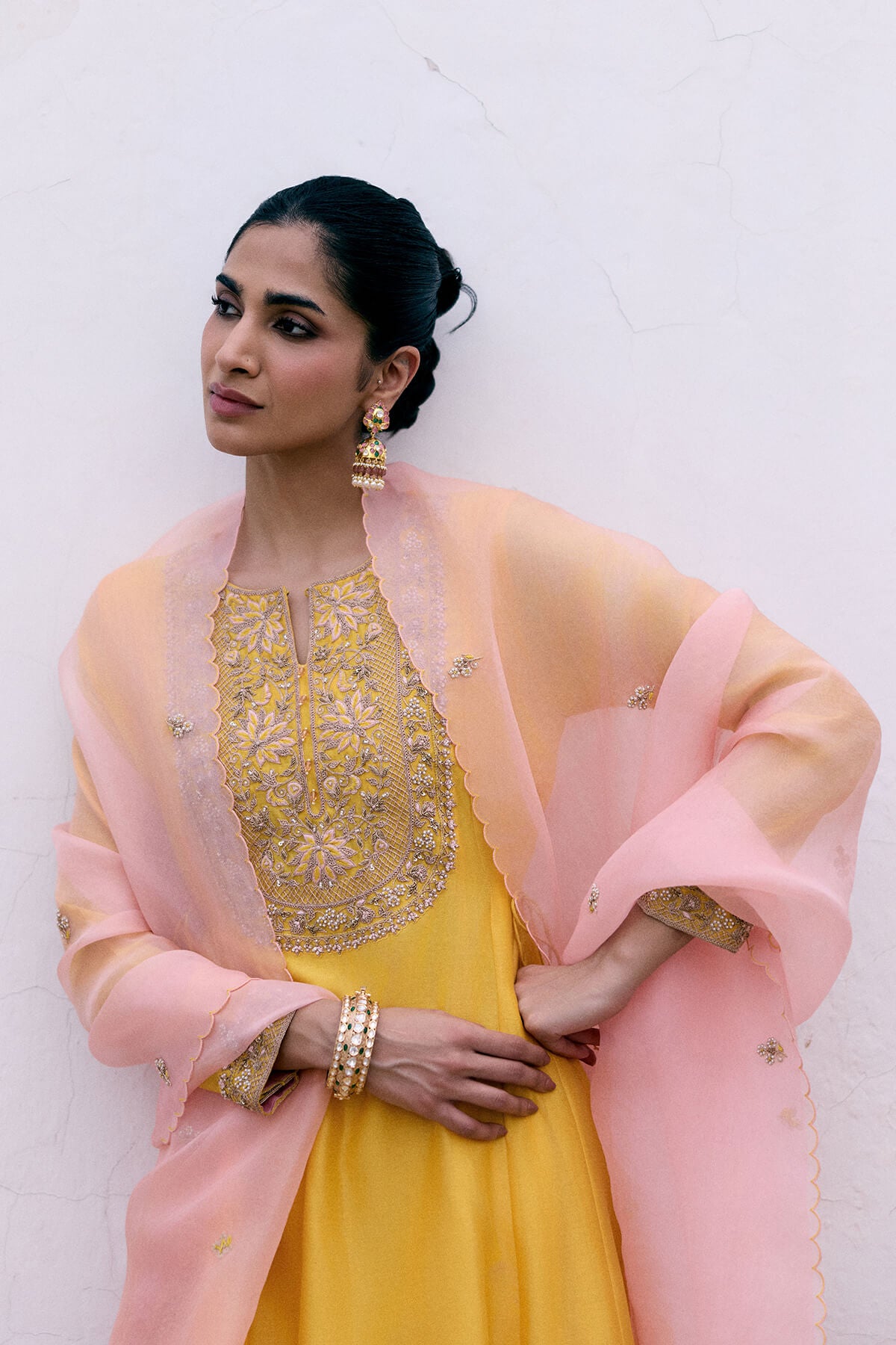 Sunlit Heirloom Anarkali