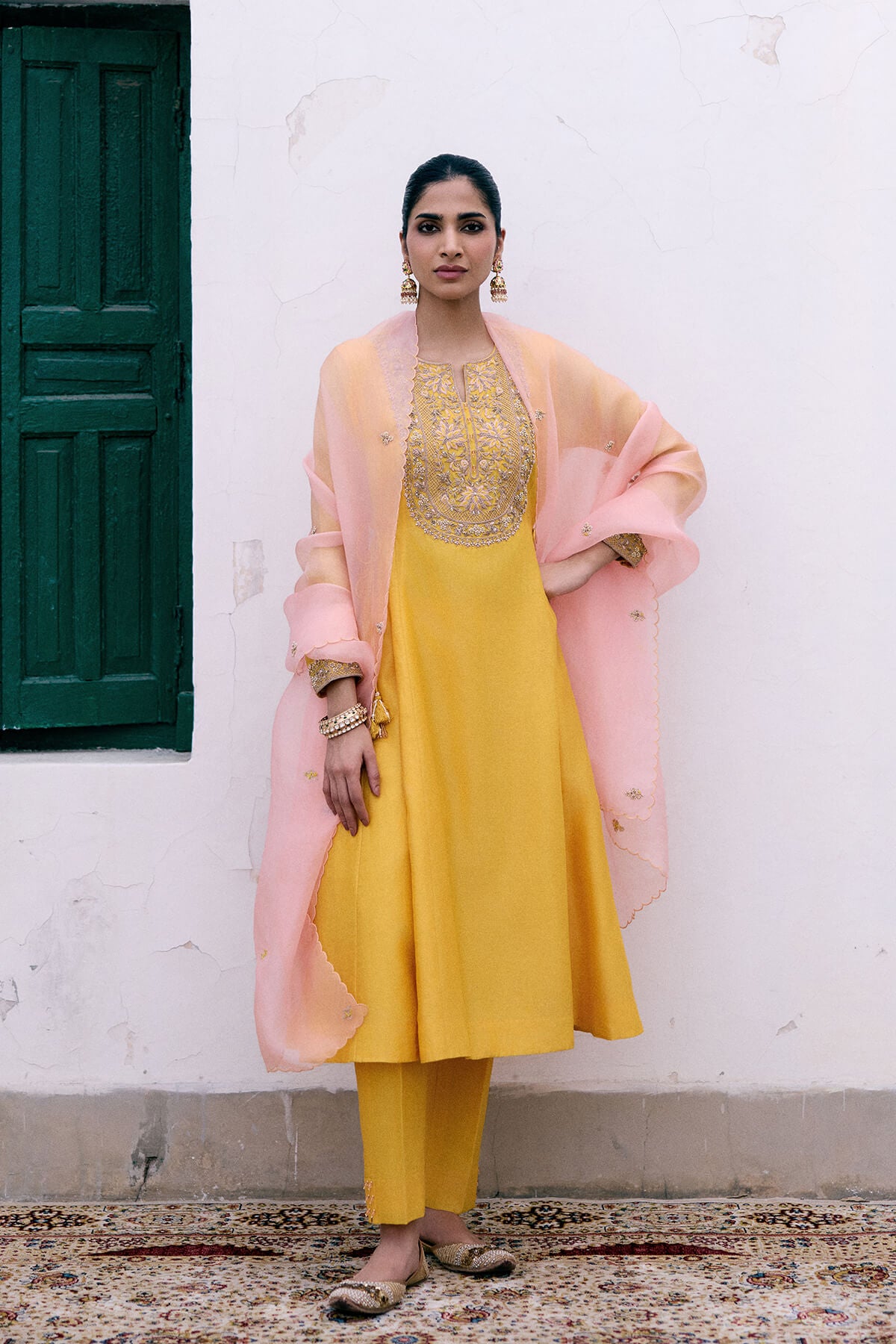Sunlit Heirloom Anarkali