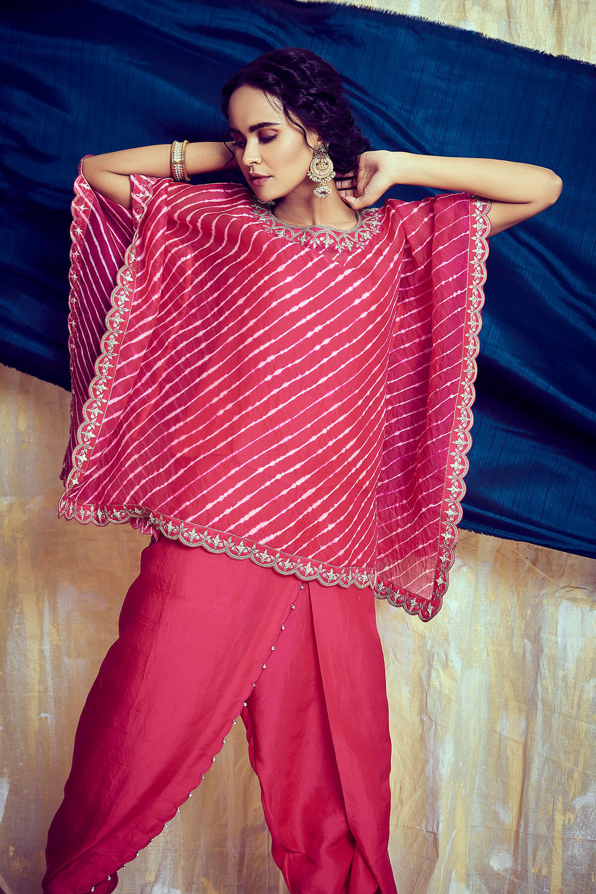Leheria Pocho And Flap Dhoti
