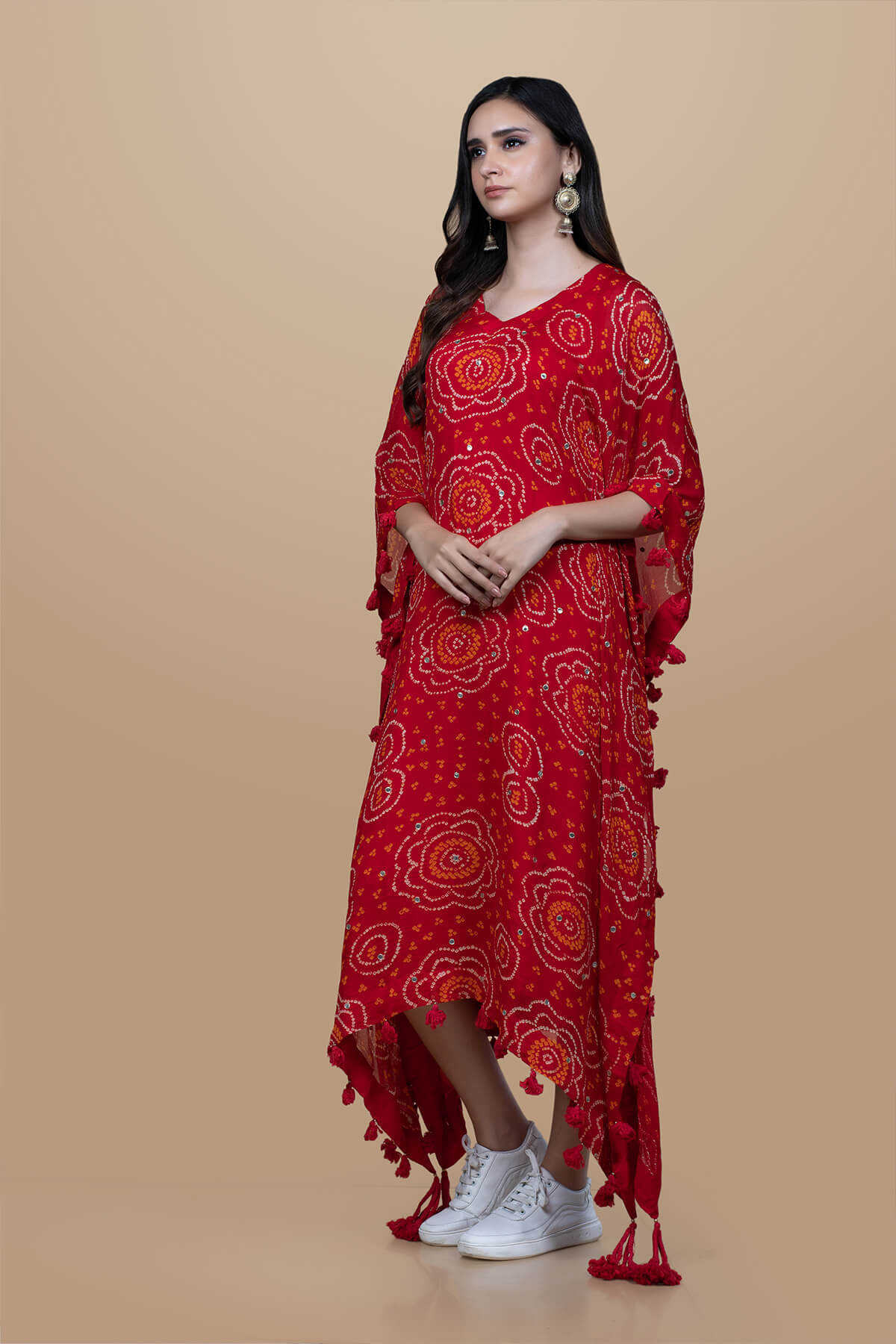Bandhni kaftan