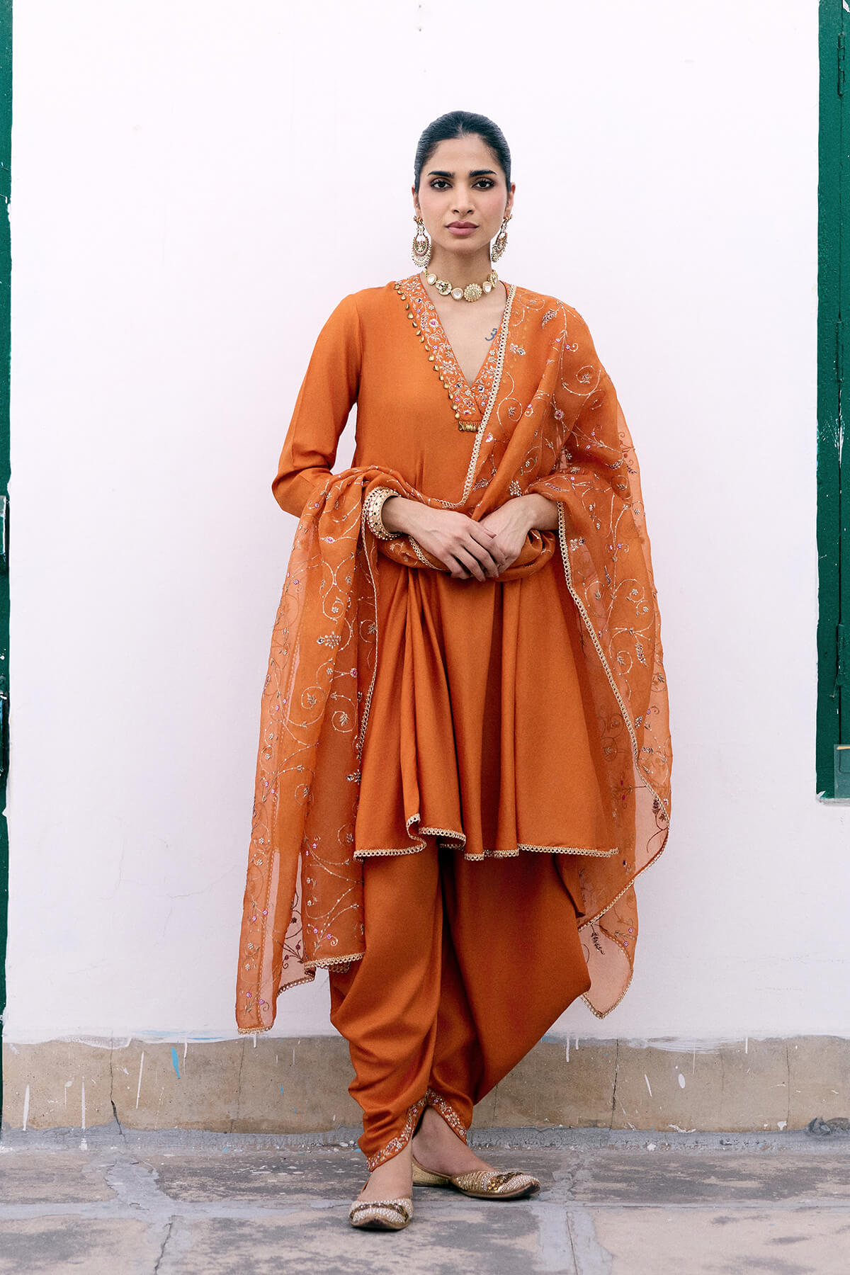 Santari Jaal Kurta Set
