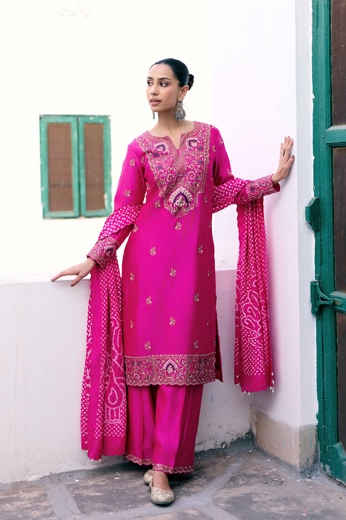 A Peacock in Bloom Kurta Set