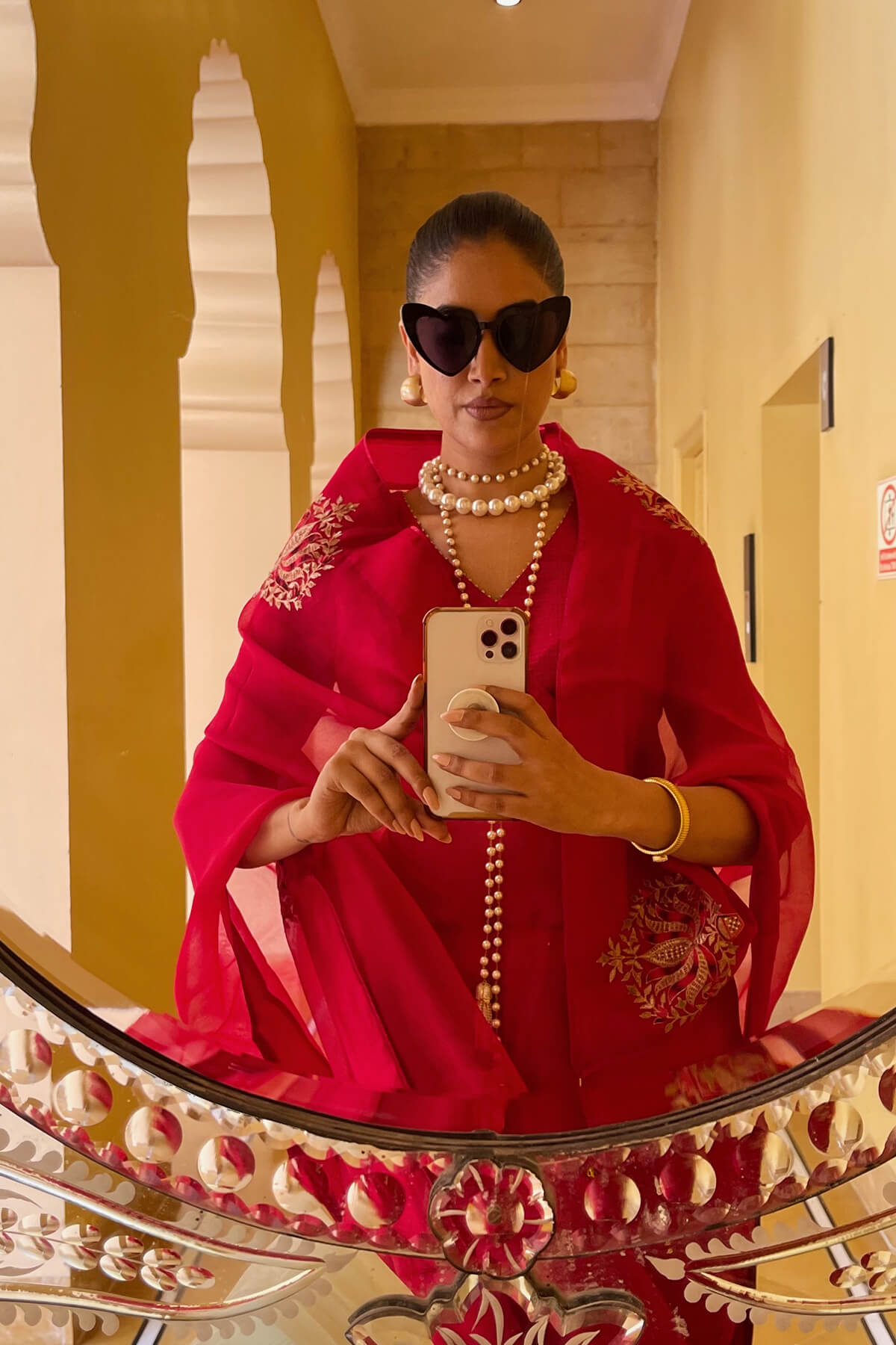 Lotus Boota Saree