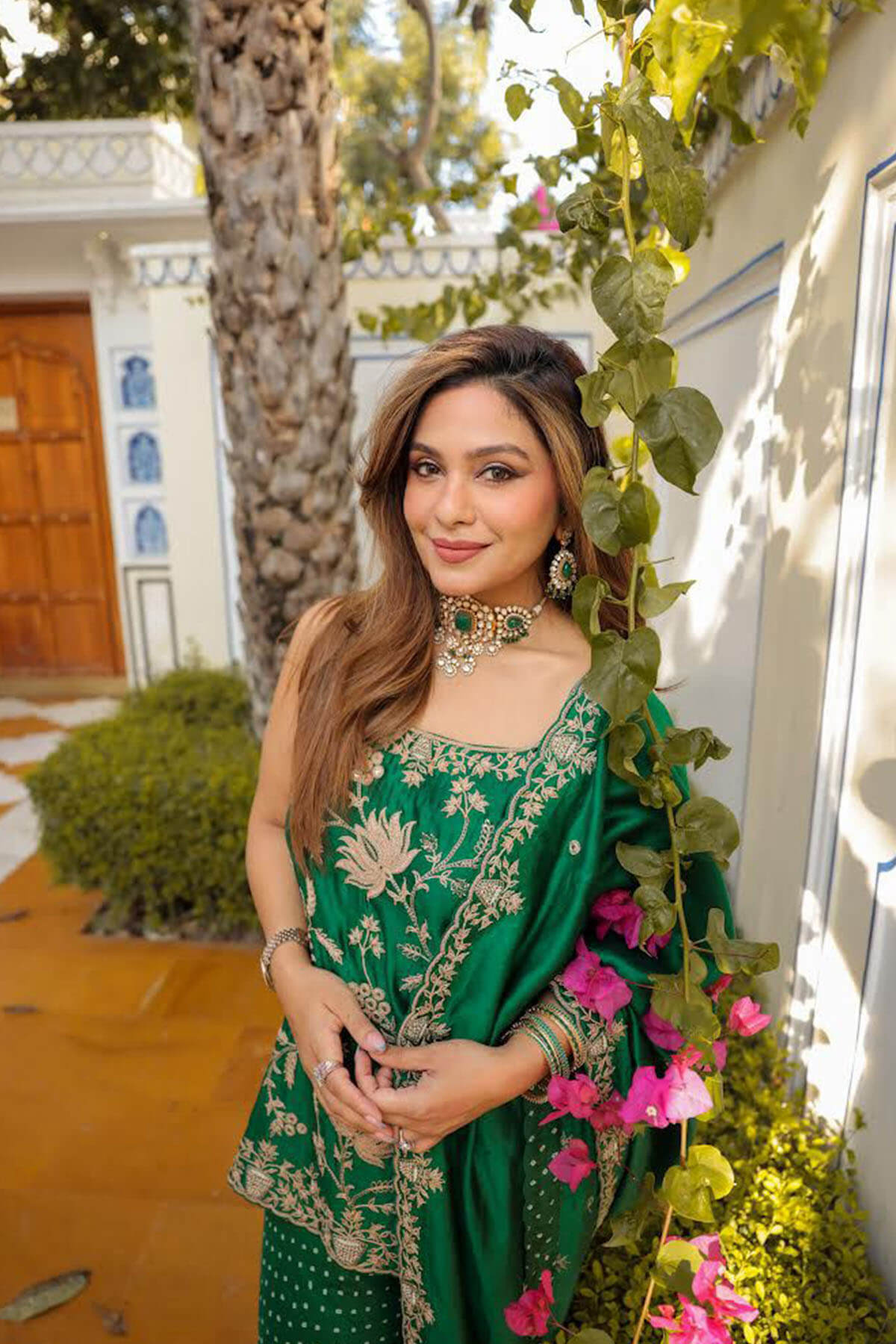 Sleeveless Lotus Sharara