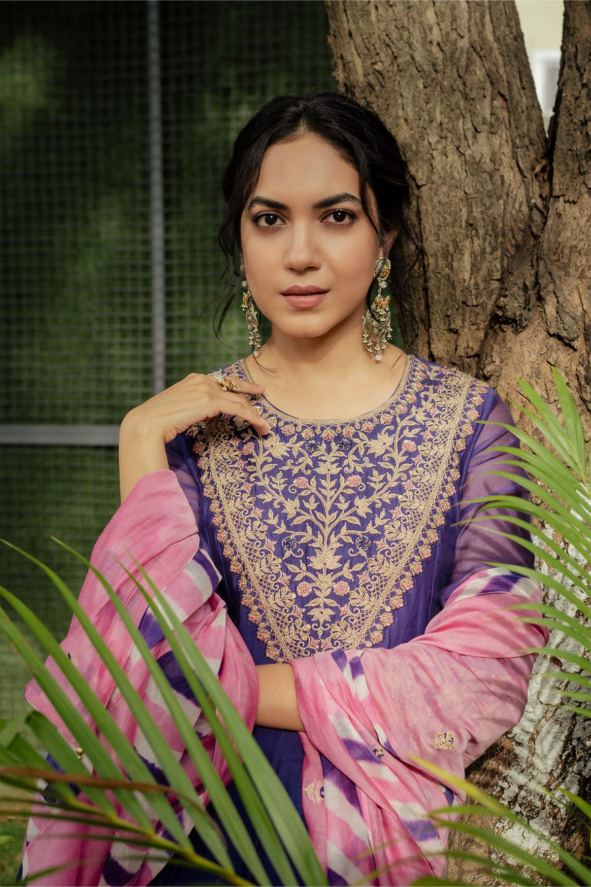Leheriya Mughal Gharara Set