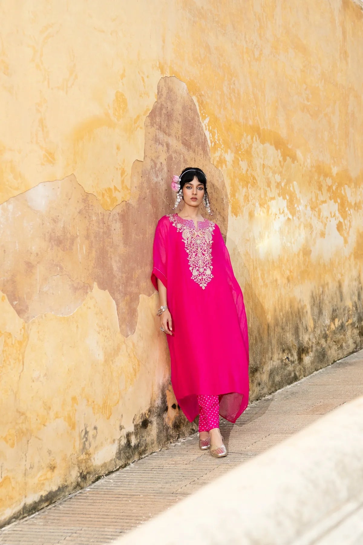 Peacock kaftan