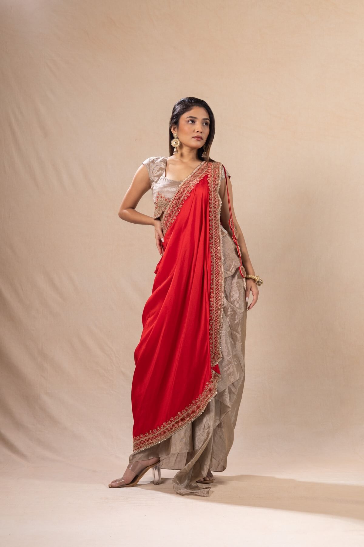 Drape Tissue Saree