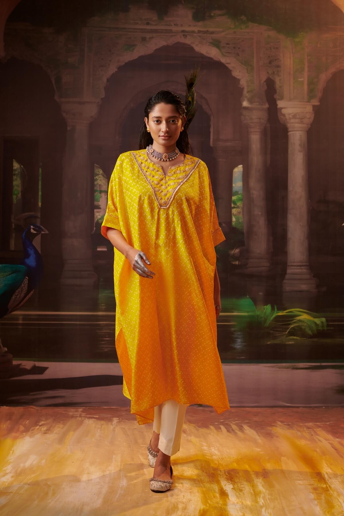 Rimjhim Funky Kaftan